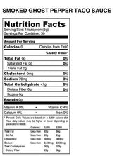 Smoked Ghost Taco Hot Sauce, 5oz