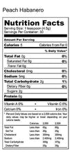 JERSEY BARNFIRE - Roasted Peach Habanero Hot Sauce, 5oz